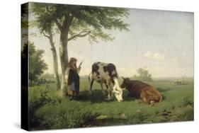 Paturage-Rosa Bonheur-Stretched Canvas