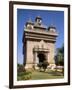 Patuxai (Arc De Triomphe), Vientiane, Laos, Indochina, Southeast Asia, Asia-Rolf Richardson-Framed Photographic Print