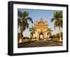 Patuxai, (Victory Gate), a Replica of Arc de Triomphe, Vientiane, Laos, Indochina, Southeast Asia-Matthew Williams-Ellis-Framed Photographic Print