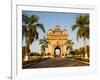 Patuxai, (Victory Gate), a Replica of Arc de Triomphe, Vientiane, Laos, Indochina, Southeast Asia-Matthew Williams-Ellis-Framed Photographic Print