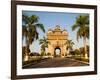 Patuxai, (Victory Gate), a Replica of Arc de Triomphe, Vientiane, Laos, Indochina, Southeast Asia-Matthew Williams-Ellis-Framed Photographic Print