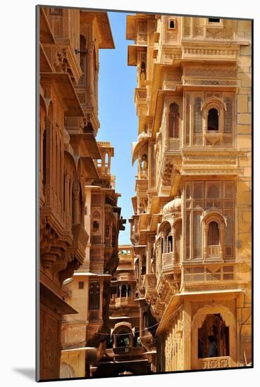 Patwa Havelis, Renowned Private Mansion in Jaisalmer, Rajasthan, India, Asia-Godong-Mounted Photographic Print