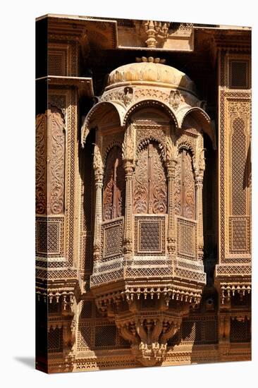 Patwa Havelis, Renowned Private Mansion in Jaisalmer, Rajasthan, India, Asia-Godong-Stretched Canvas