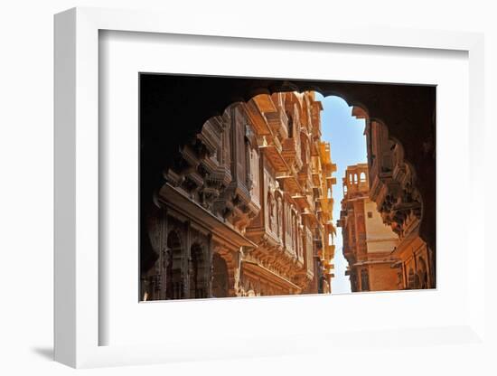 Patwa Havelis, Renowned Private Mansion in Jaisalmer, Rajasthan, India, Asia-Godong-Framed Photographic Print