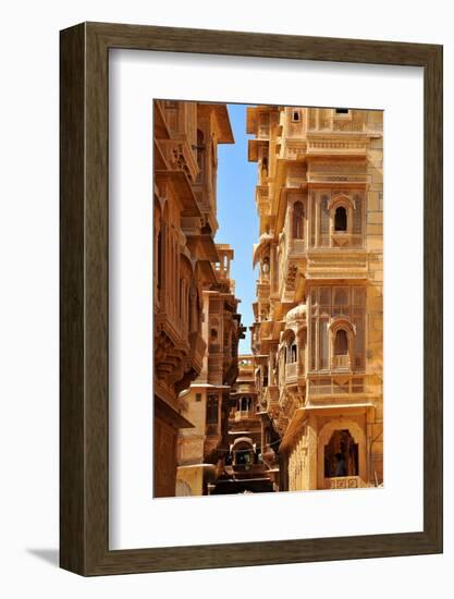 Patwa Havelis, Renowned Private Mansion in Jaisalmer, Rajasthan, India, Asia-Godong-Framed Photographic Print