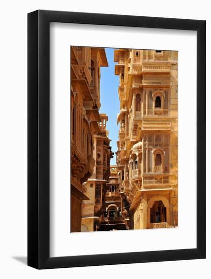 Patwa Havelis, Renowned Private Mansion in Jaisalmer, Rajasthan, India, Asia-Godong-Framed Photographic Print