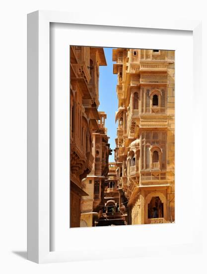 Patwa Havelis, Renowned Private Mansion in Jaisalmer, Rajasthan, India, Asia-Godong-Framed Photographic Print