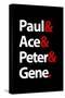 Paul Ace Peter and Gene Music Poster-null-Stretched Canvas