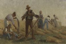 Histoire du blé: les moissonneurs-Paul-Albert Baudouin-Giclee Print