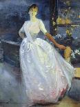 Woman with a Pearl Necklace, Femme Au Collier De Perles-Paul Albert Besnard-Giclee Print