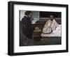 Paul Alexis Reading a Manuscript to Emile Zola (Oil on Canvas, 1869-1870)-Paul Cezanne-Framed Giclee Print