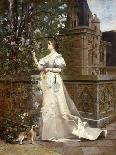 Picking Lilacs-Paul Alphonse Viry-Mounted Giclee Print