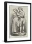 Paul and Virginia, Sculptured by J Durham, Ara-null-Framed Giclee Print