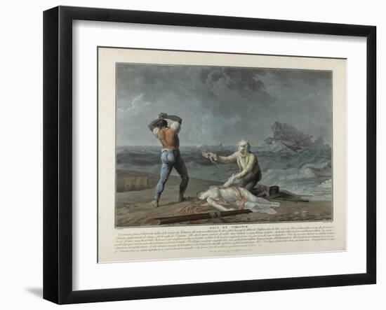 Paul and Virginie, 1795-null-Framed Giclee Print