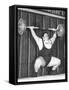 Paul Anderson Lifts 320 Pounds During the 1955 Weightlifting World Championships at Munich-null-Framed Stretched Canvas