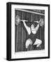 Paul Anderson Lifts 320 Pounds During the 1955 Weightlifting World Championships at Munich-null-Framed Photo