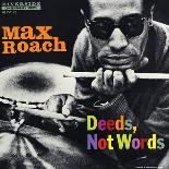 Max Roach - Deeds, Not Words-Paul Bacon-Art Print