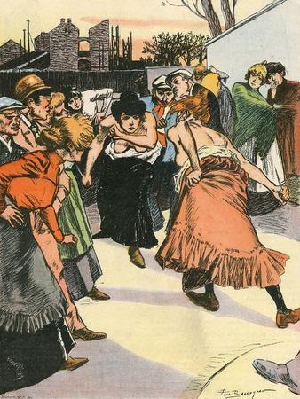 Women Fighting, 1905