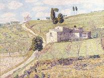 Tuscan Landscape-Paul Baum-Mounted Giclee Print