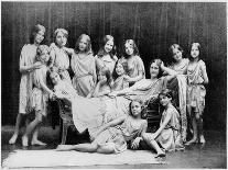 Isadora Duncan and Her Pupils from the Grunewald School, 1908-Paul Berger-Framed Giclee Print