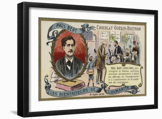 Paul Bert, French Physiologist and Politician-null-Framed Giclee Print