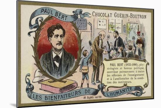 Paul Bert, French Physiologist and Politician-null-Mounted Giclee Print