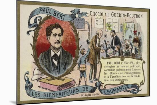 Paul Bert, French Physiologist and Politician-null-Mounted Giclee Print