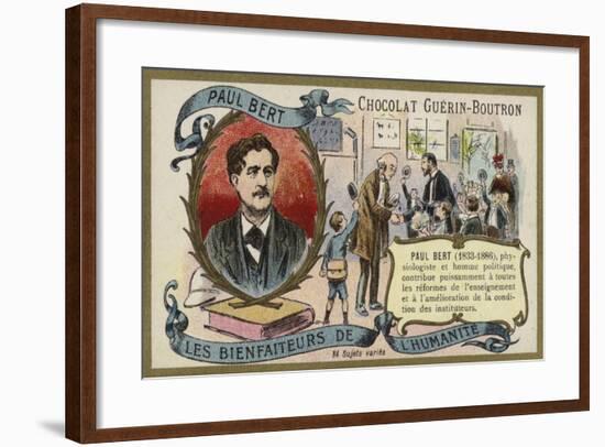 Paul Bert, French Physiologist and Politician-null-Framed Giclee Print