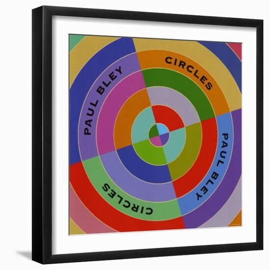 Paul Bley, Circles-null-Framed Art Print