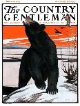 "Bear and Robin Welcome Spring," Country Gentleman Cover, March 14, 1925-Paul Bransom-Giclee Print