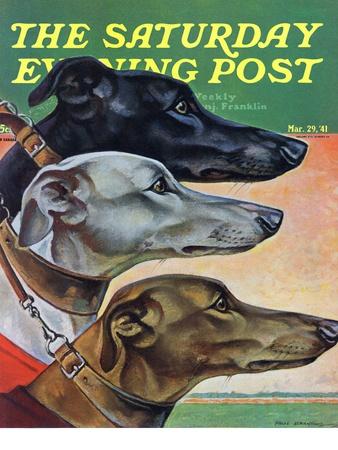 "Greyhounds," Saturday Evening Post Cover, March 29, 1941