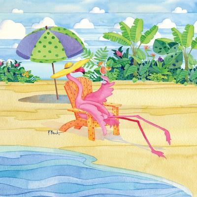 Beach Chair Flamingo