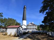 The Ancient Lighthouse at Pensacola, Florida.-Paul Briden-Premium Photographic Print