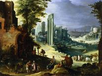 Harbor, 1611-Paul Bril-Framed Giclee Print