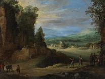 Landscape with Men Playing 'Mail À La Chicane', 1624-Paul Brill-Giclee Print