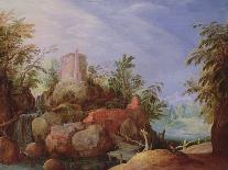 Landscape with Castle and River-Paul Brill Or Bril-Giclee Print
