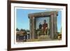 Paul Bunyan Mural, Brainerd, Minnesota-null-Framed Premium Giclee Print