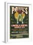 Paul Bunyan - Vintage Sign-Lantern Press-Framed Art Print