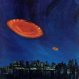 "Are Flying Saucers Real?," December 17, 1966-Paul Calle-Framed Giclee Print