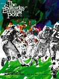"Inside Pro Football," Saturday Evening Post Cover, September 21, 1968-Paul Calle-Giclee Print