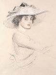 Portrait of a Lady, Possibly Madam Van Cleef (Nee Lopez Penna Hebe)-Paul Cesar Helleu-Giclee Print