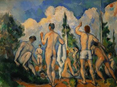 Baigneurs (the bathers). Oil on canvas (1890-1892) 60 x 82 cm R. F. 1965-3.