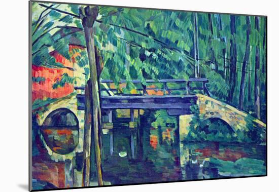 Paul Cezanne Bridge in the Forest Art Print Poster-null-Mounted Poster