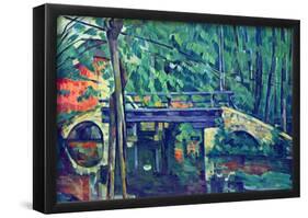 Paul Cezanne Bridge in the Forest Art Print Poster-null-Framed Poster