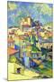 Paul Cezanne Gardanne-Paul Cézanne-Mounted Art Print