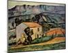Paul Cezanne (House in Provence) Art Poster Print-null-Mounted Poster