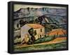 Paul Cezanne (House in Provence) Art Poster Print-null-Framed Poster