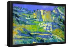 Paul Cezanne House in the Provence Art Print Poster-null-Framed Poster