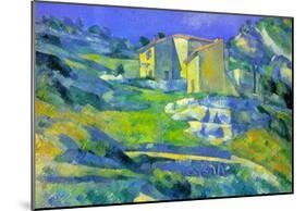 Paul Cezanne House in the Provence Art Print Poster-null-Mounted Poster