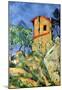Paul Cezanne House with Walls Art Print Poster-null-Mounted Poster